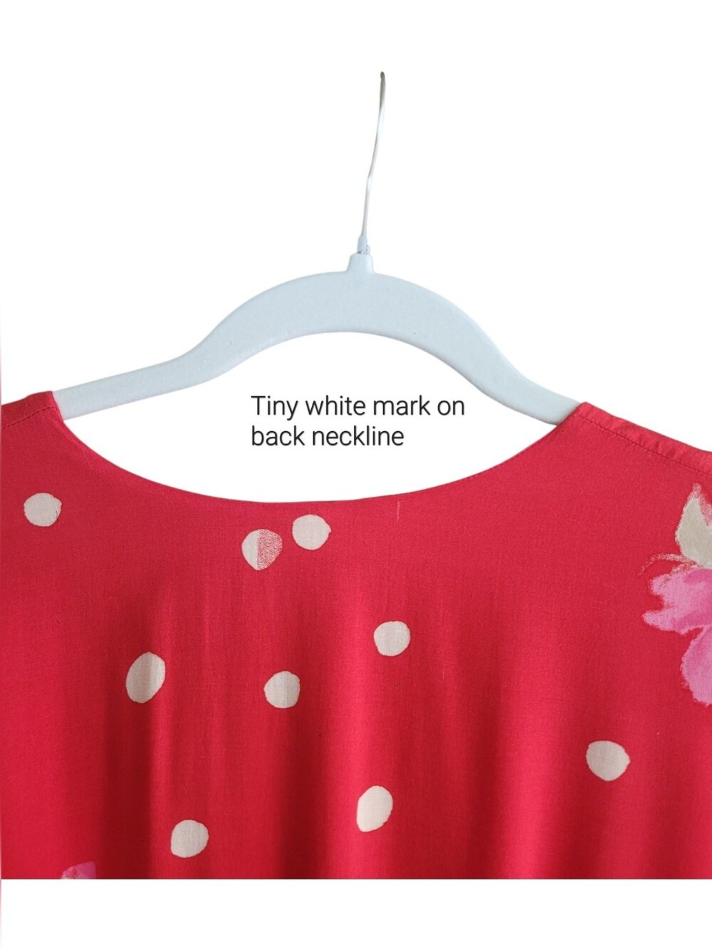 Free People Red Floral Polka Dot Mini Dress - Picture 12 of 15